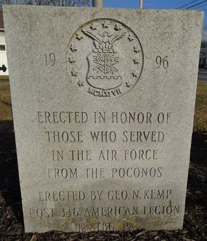 War Memorial Air Force Veterans Marker image. Click for full size.