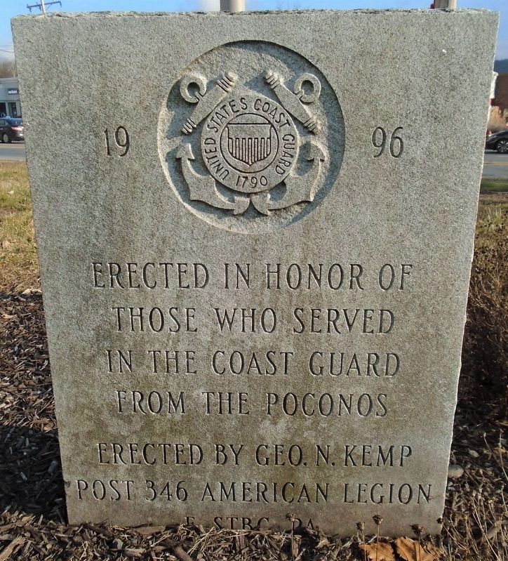 War Memorial Coast Guard Veterans Marker image. Click for full size.