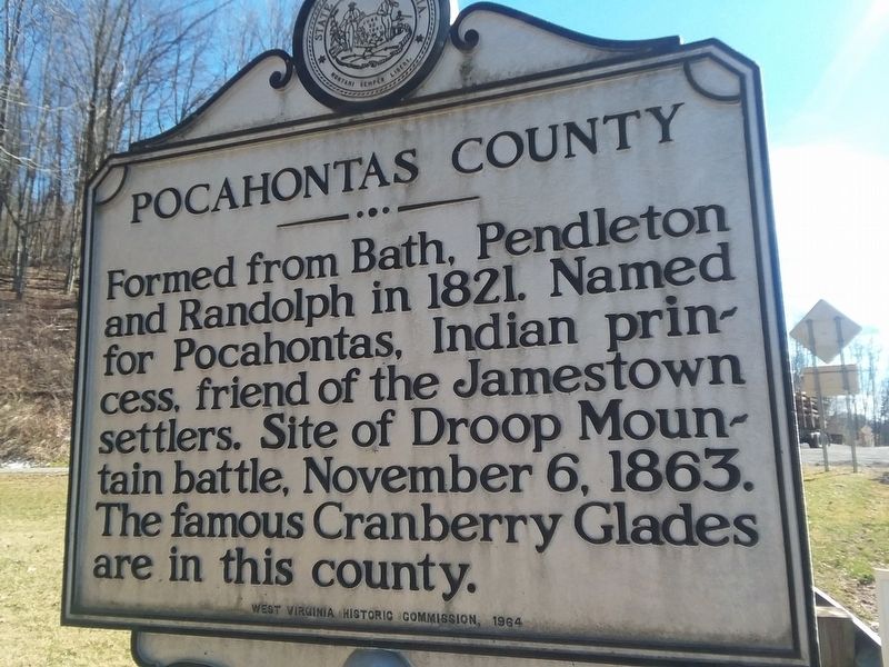 Pocahontas County Marker image. Click for full size.