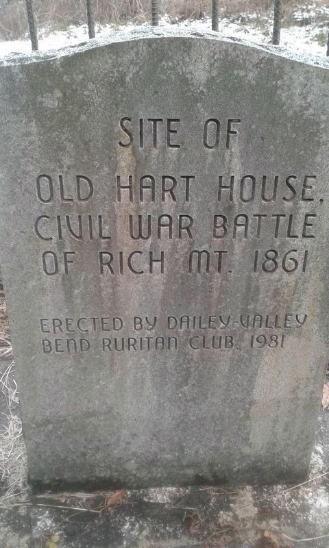 Site of Old Hart House Marker image. Click for full size.