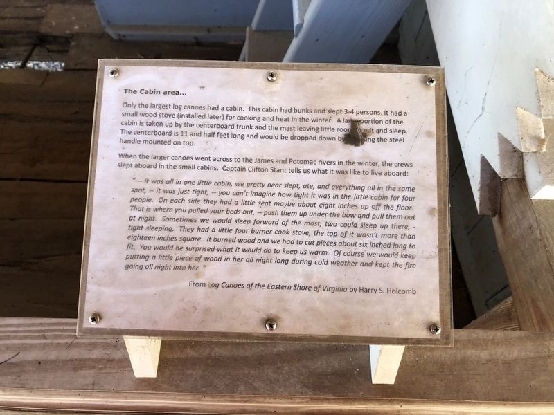 The Cabin area� Marker image. Click for full size.
