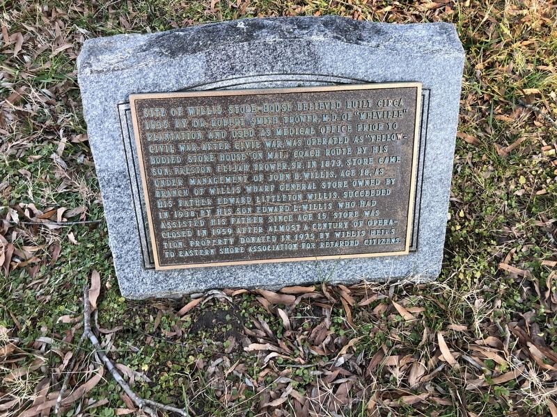 Site of Willis Store-House Marker. Click for full size. Site of Willis Store-House Marker image. Click for full size.