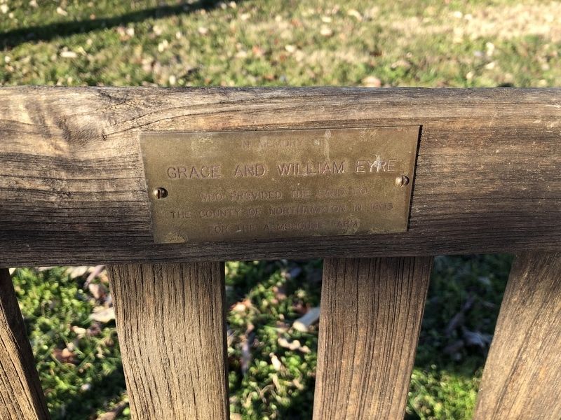 Grace and William Eyre Marker. Click for full size. Grace and William Eyre Marker image. Click for full size.