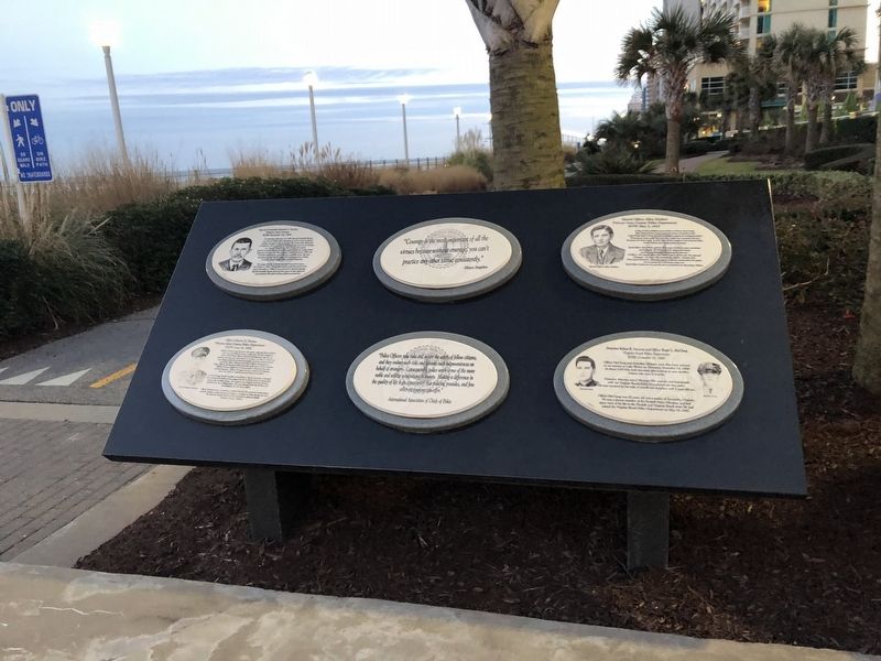 Virginia Beach Law Enforcement Memorial. Click for full size. Virginia Beach Law Enforcement Memorial image. Click for full size.