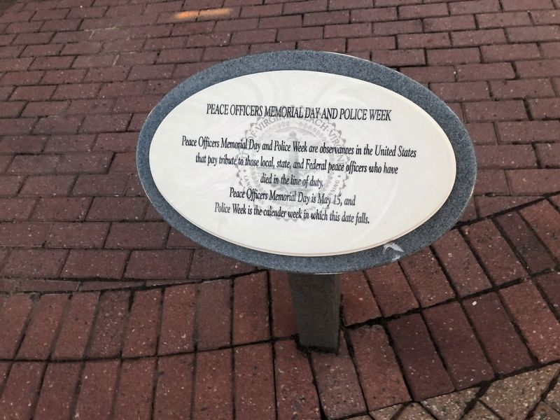 Virginia Beach Law Enforcement Memorial. Click for full size. Virginia Beach Law Enforcement Memorial image. Click for full size.