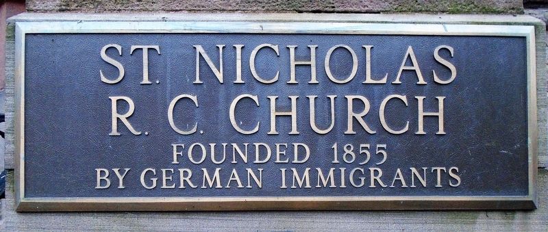 St. Nicholas R. C. Church Marker image. Click for full size.