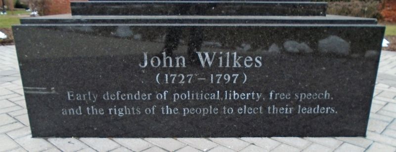 John Wilkes Marker image. Click for full size.