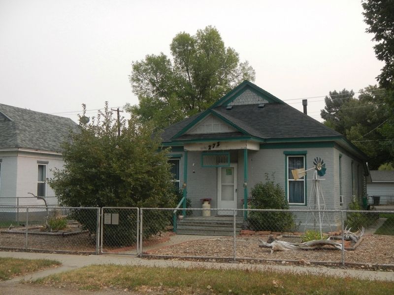 Bland Residence and Marker image. Click for full size.