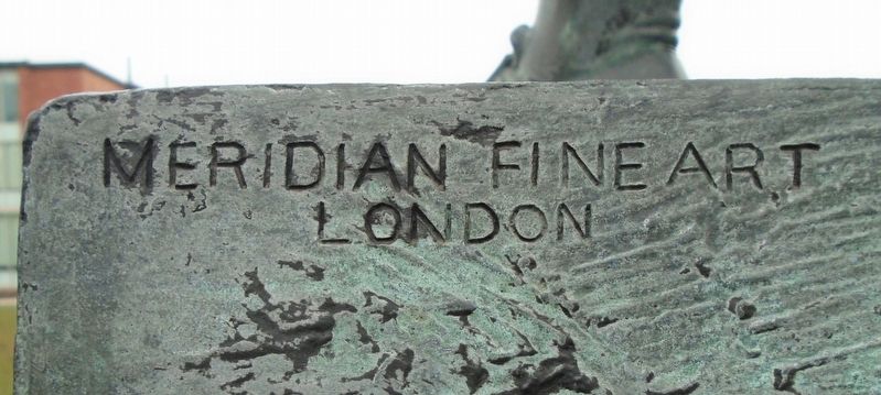John Wilkes Statue Foundry Mark image. Click for full size.