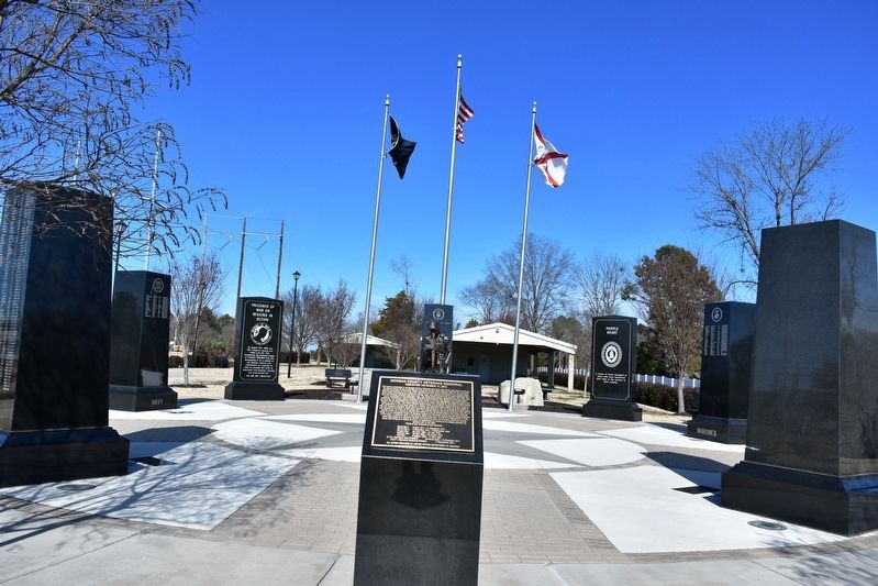 Morgan County Veterans Memorial image. Click for full size.
