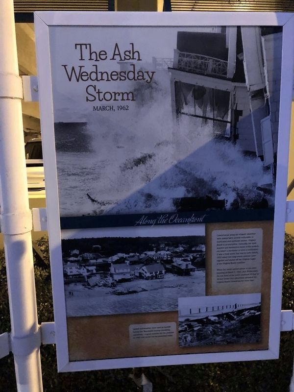 The Ash Wednesday Storm Marker [Center panel] image. Click for full size.
