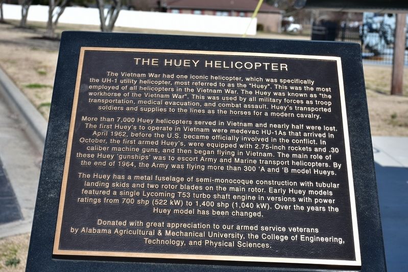 The Huey Helicopter Marker image. Click for full size.