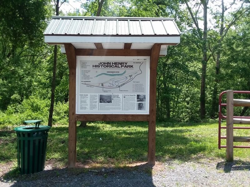 John Henry Historical Park Marker image. Click for full size.