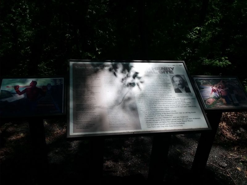 John Henry Burial Site Marker. Click for full size. John Henry Burial Site Marker image. Click for full size.
