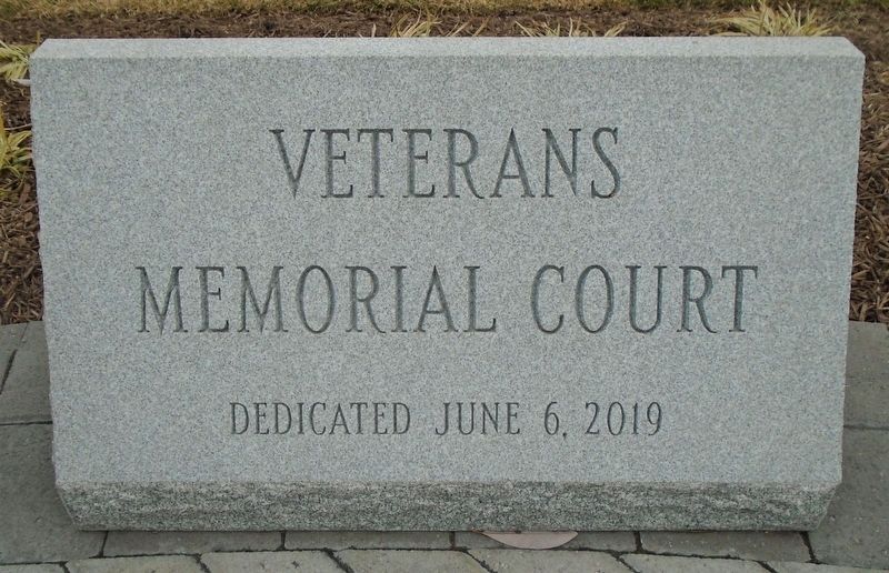 Veterans Memorial Court Marker image. Click for full size.