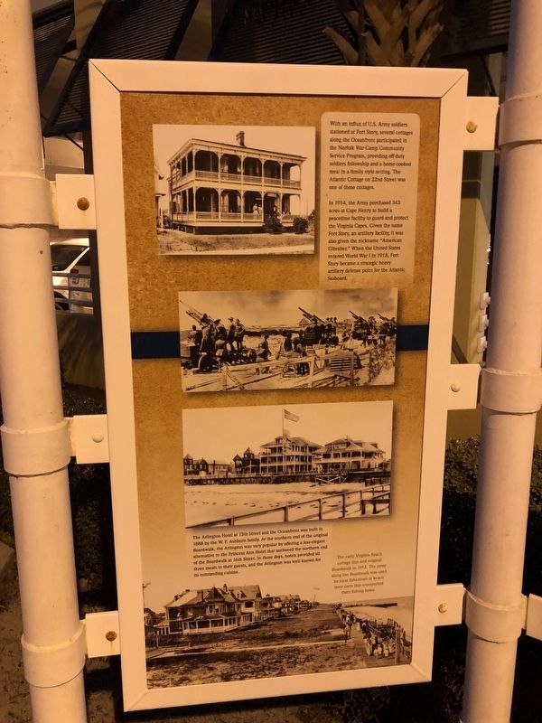 The Princess Anne Hotel Marker [Left panel] image. Click for full size.
