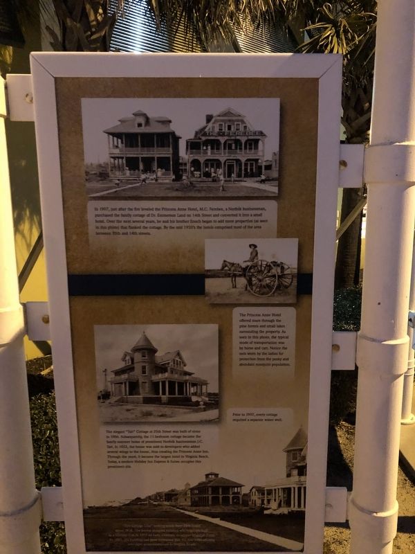 The Princess Anne Hotel Marker. Click for full size. The Princess Anne Hotel Marker image. Click for full size.