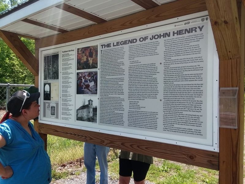 The Legend Of John Henry Marker image. Click for full size.