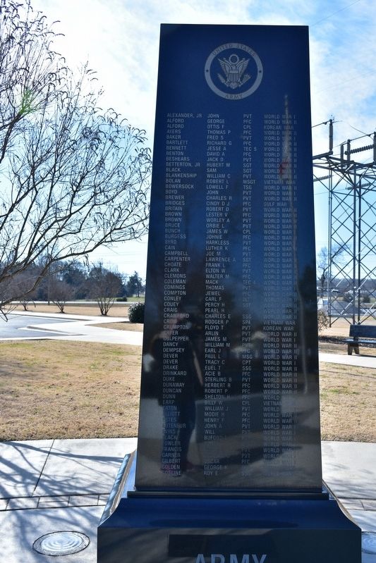 United States Army Marker -Side 1 image. Click for full size.
