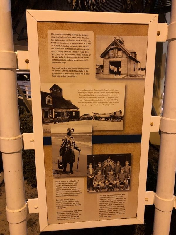 The Graveyard of the Atlantic Marker [Left panel] image. Click for full size.