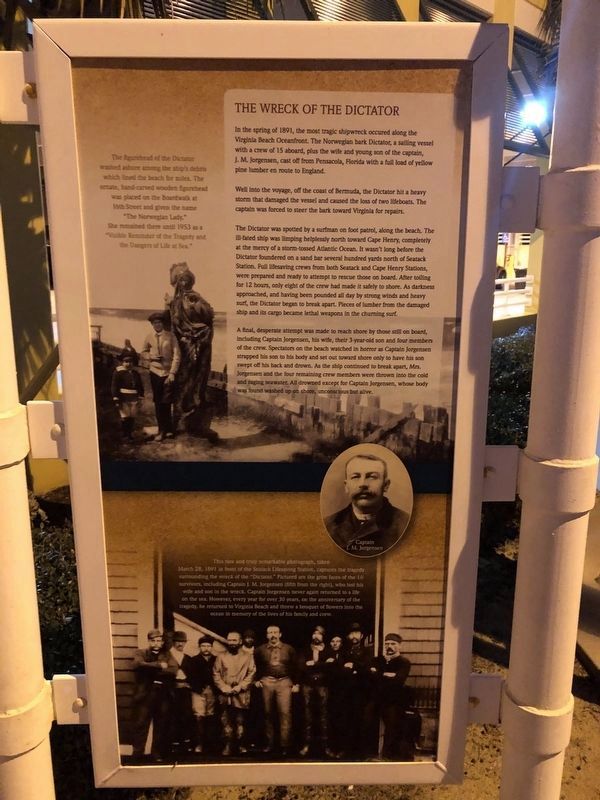 The Graveyard of the Atlantic Marker [Right panel] image. Click for full size.