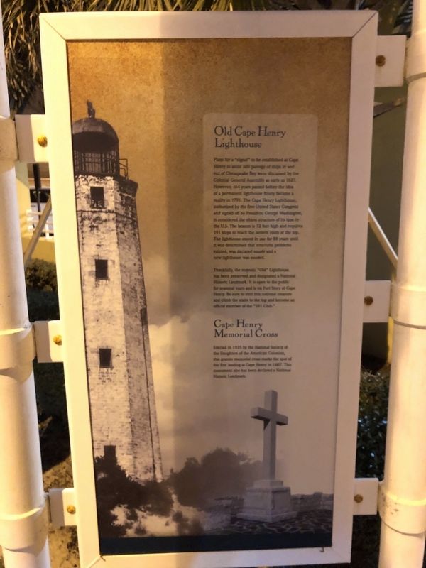 The Threshold of a New Nation Marker [Left panel] image. Click for full size.