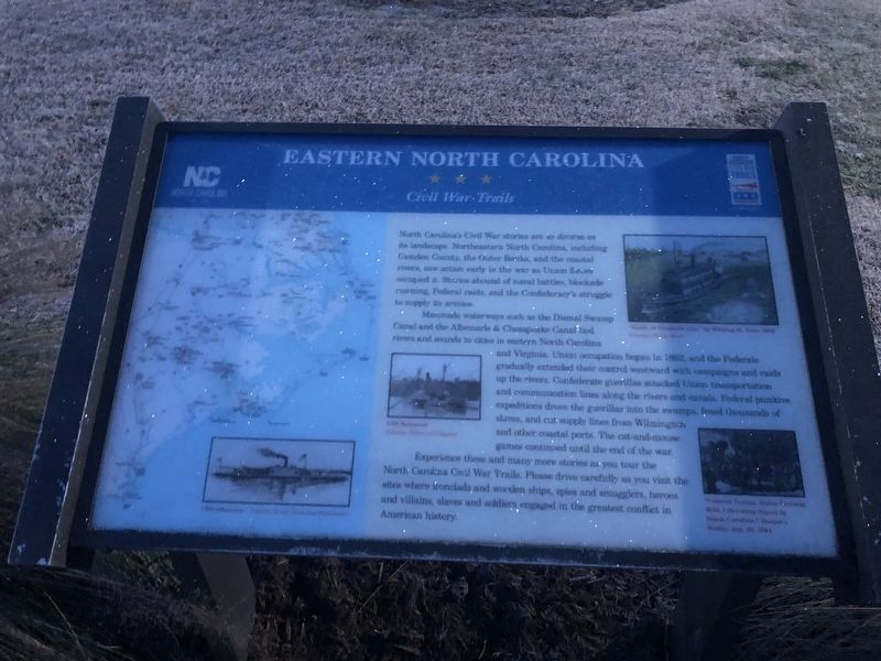 Eastern North Carolina Marker image. Click for full size.