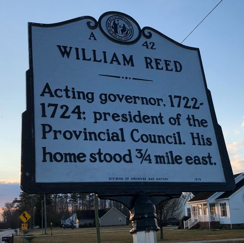William Reed Marker image. Click for full size.