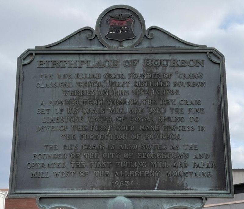 Birthplace of Bourbon Marker image. Click for full size.