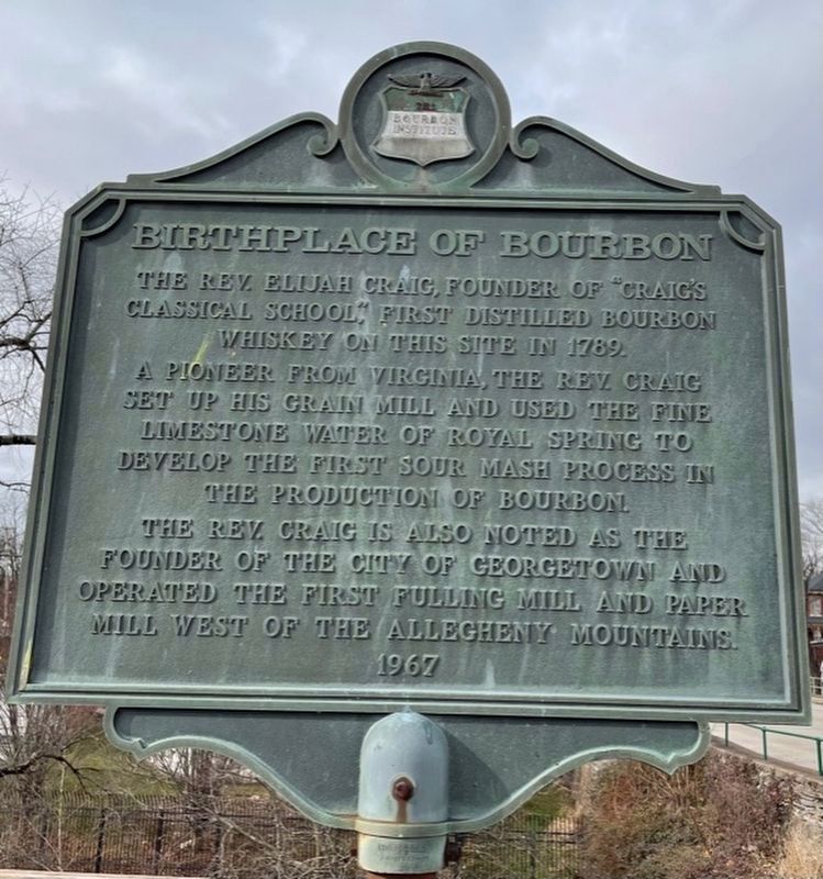 Birthplace of Bourbon Marker image. Click for full size.