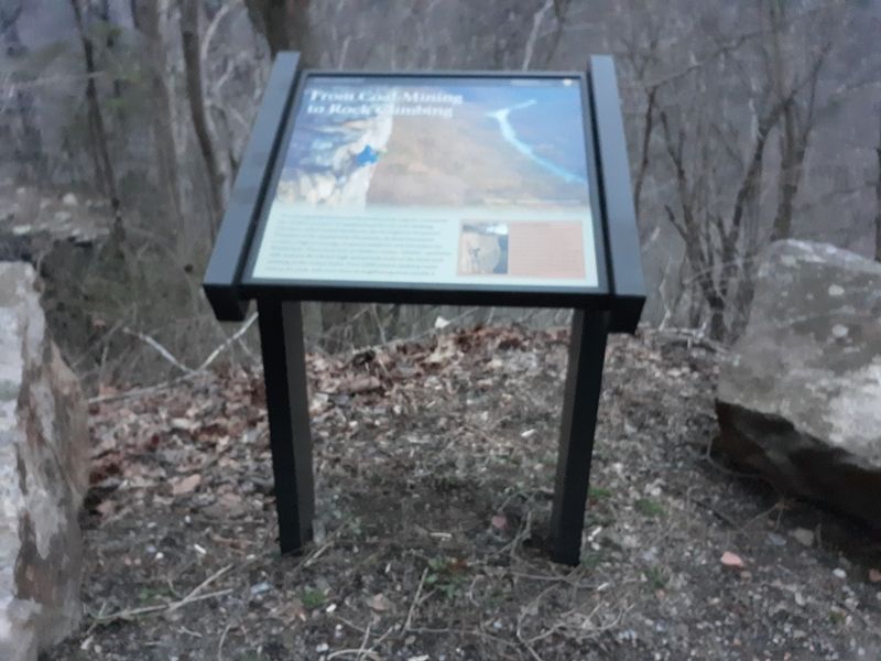 From Coal Mining to Rock Climbing Marker image. Click for full size.