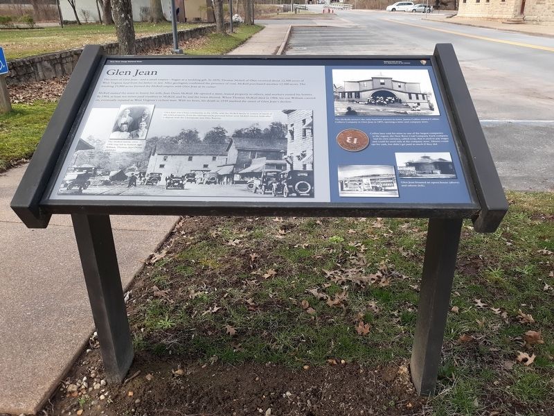 Glen Jean Marker. Click for full size. Glen Jean Marker image. Click for full size.
