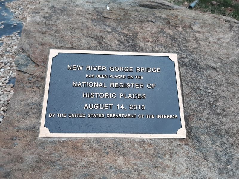 New River Gorge Bridge Marker image. Click for full size.