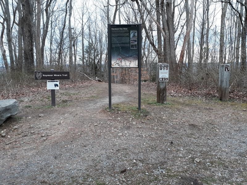 Kaymoor One Mine Marker. Click for full size. Kaymoor One Mine Marker image. Click for full size.