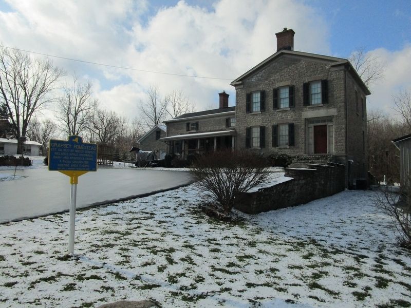 Crapsey Homestead & Marker. Click for full size. Crapsey Homestead & Marker image. Click for full size.