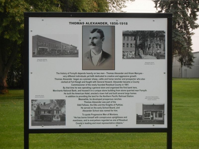 Thomas Alexander, 1856-1918 Marker image. Click for full size.