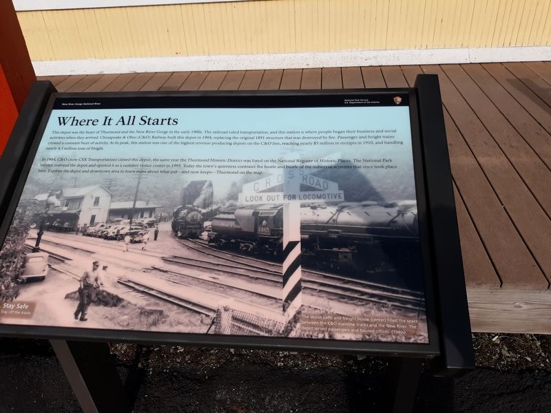 Where It All Starts Marker. Click for full size. Where It All Starts Marker image. Click for full size.