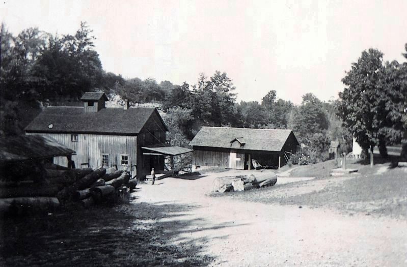 Grist Mill & Saw Mill from Mill Rd. image. Click for full size.