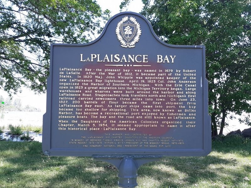 Repainted LaPlaisance Bay Marker image. Click for full size.
