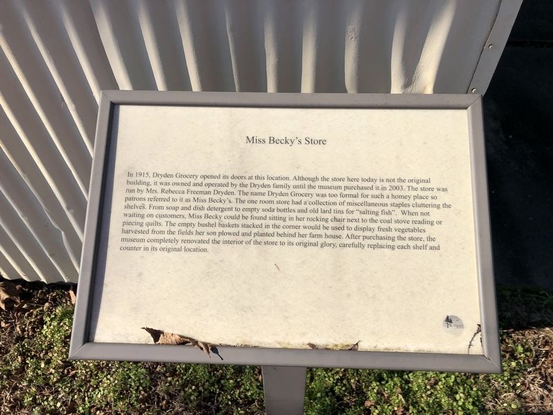 Miss Becky's Store Marker image. Click for full size.