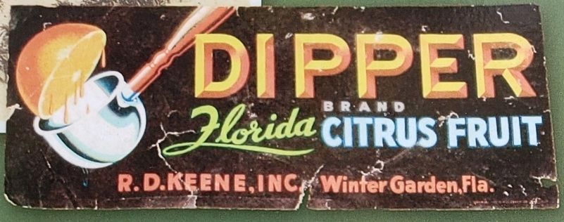 Marker detail: “Dipper” (circa 1940). Click for full size. Marker detail: “Dipper” (circa 1940) image. Click for full size.