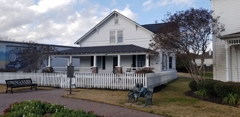 The Stockdick House and Marker. Click for full size. The Stockdick House and Marker image. Click for full size.
