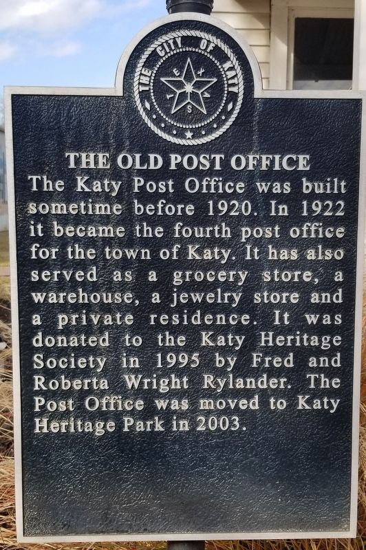 The Old Post Office Marker. Click for full size. The Old Post Office Marker image. Click for full size.