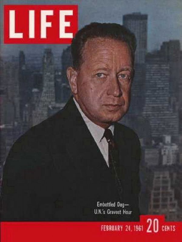 Dag Hammarskjold. Click for full size. Dag Hammarskjold image. Click for full size.
