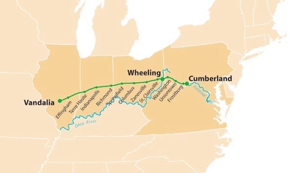 The National Road. Click for full size. The National Road image. Click for full size.