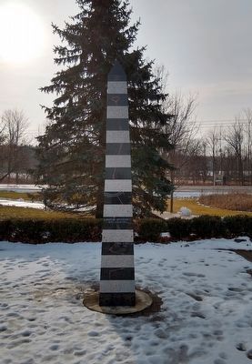 Novi Baseline Obelisk — Side 2 image. Click for full size.