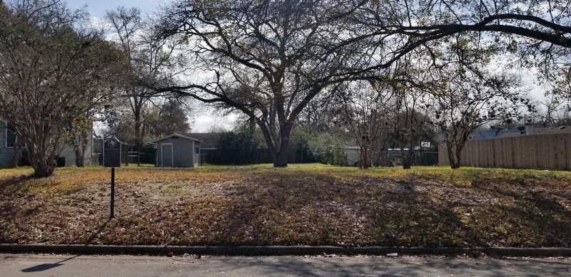 The view of the Site of Masonic Academy Marker from the road. Click for full size. The view of the Site of Masonic Academy Marker from the road image. Click for full size.
