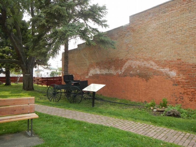Fort Pease Marker. Click for full size. Fort Pease Marker image. Click for full size.