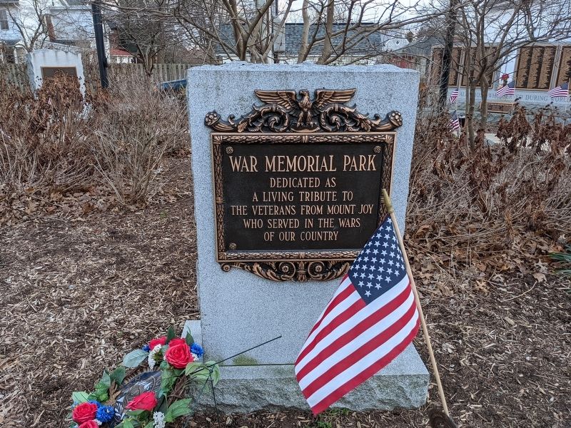 War Memorial Park Marker image. Click for full size.