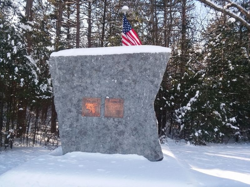Ossineke Veterans Memorial. Click for full size. Ossineke Veterans Memorial image. Click for full size.